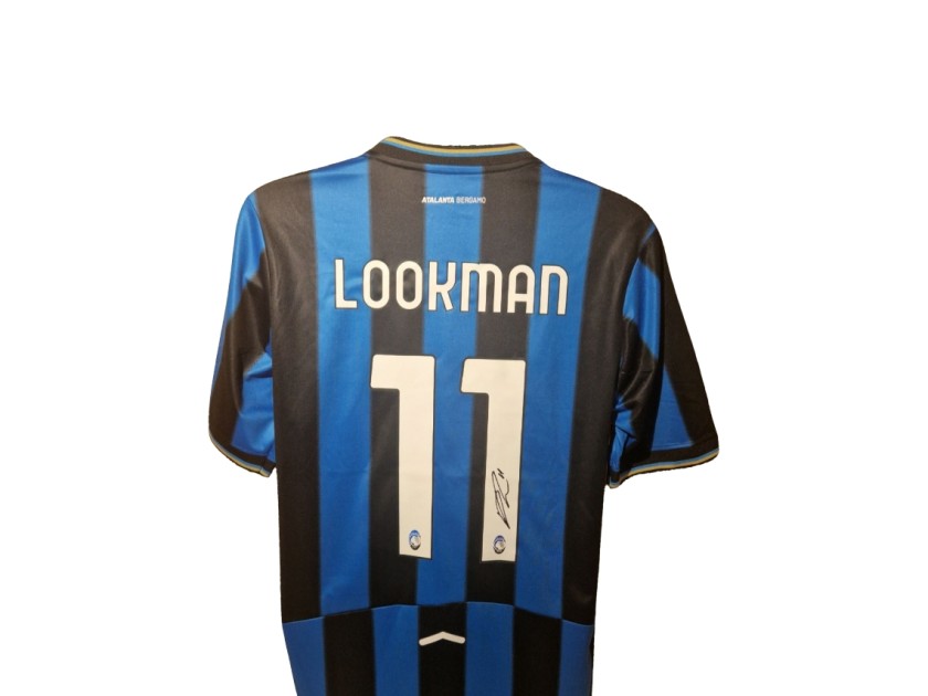 Ademola Lookman Signed Atalanta 2025-26 Home Football Shirt
