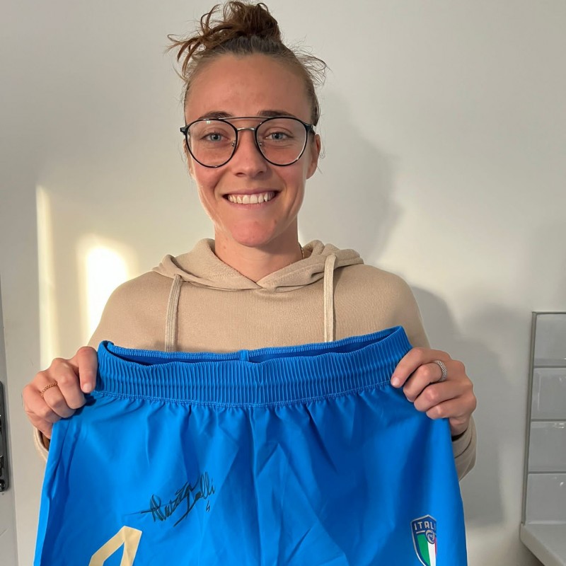 Galli's Italy Signed Match Shorts, 2022 