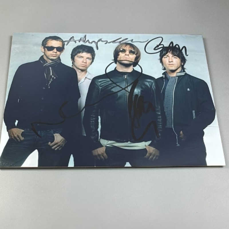 Oasis Signed Photograph
