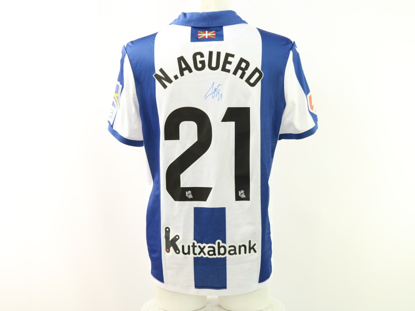 Aguerd's Signed Unwashed Shirt Real Sociedad vs Leganes , 2025