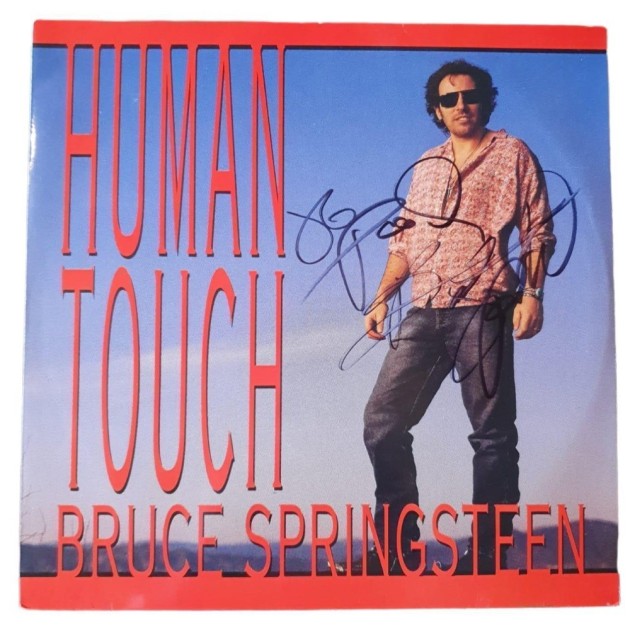 LP in vinile firmato "Human Touch" di Bruce Springsteen