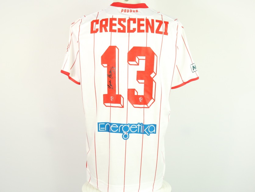 Crescenzi's Unwashed Signed Shirt, Padova vs Alessandria 2024