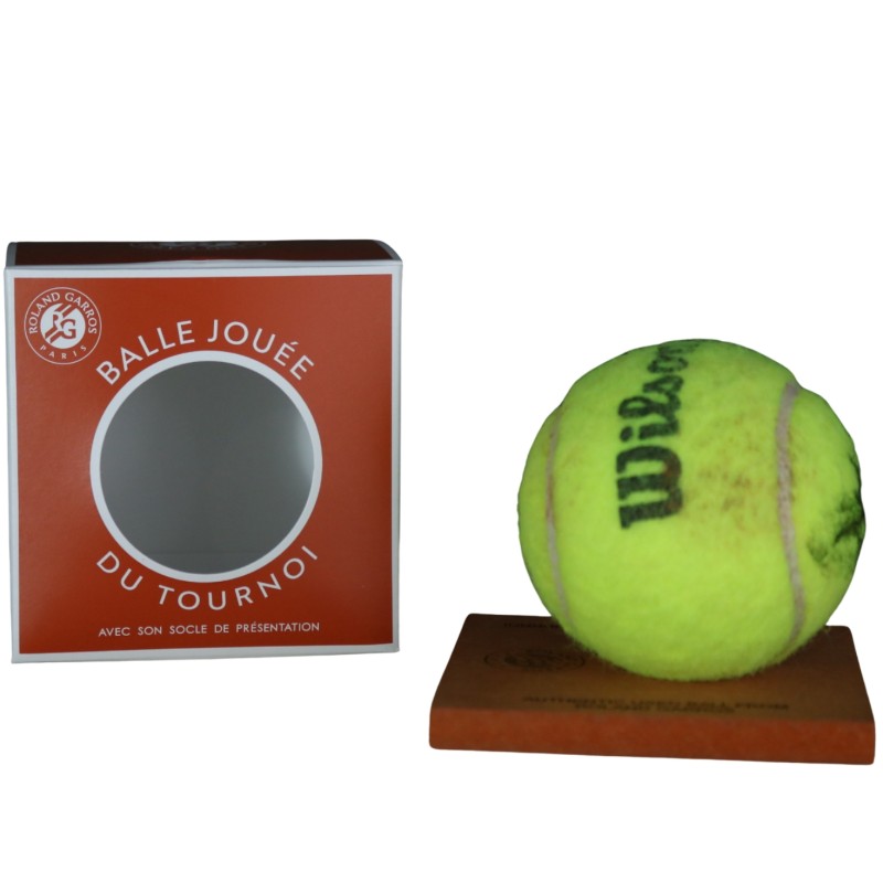 Pallina Match-Ball Roland Garros 2026 - Autografata da Jannik Sinner 