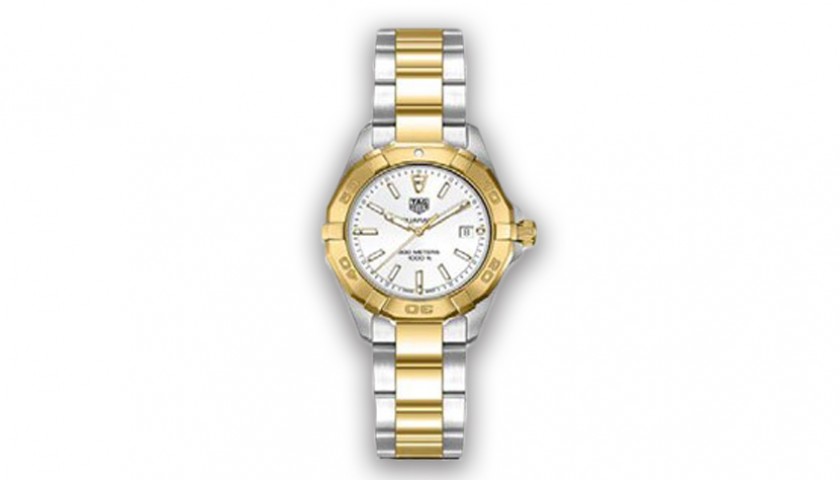 TAG Heuer Women's Swiss Aquaracer Stainless Steel and 18K Gold Bracelet Watch