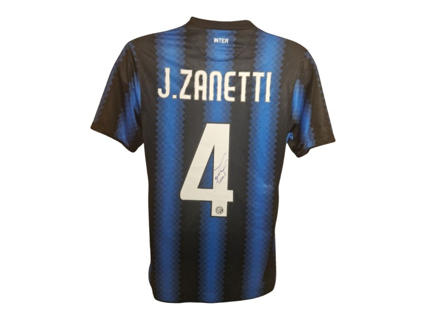 Shirt Maglia Originale Zanetti Inter Milan Football Shirt Javier