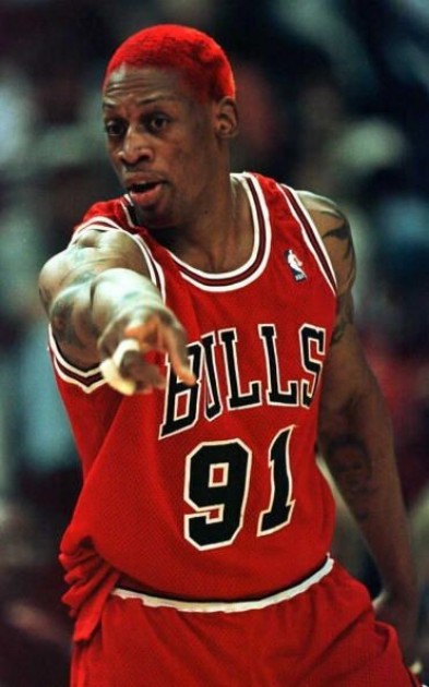 Maglia ufficiale Rodman Chicago Bulls - Autografata