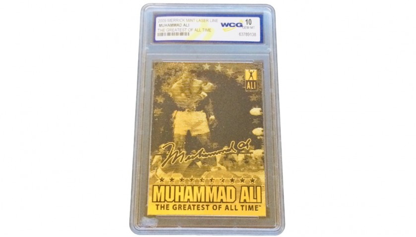 Muhammad Ali Limited Edition Gold Card 