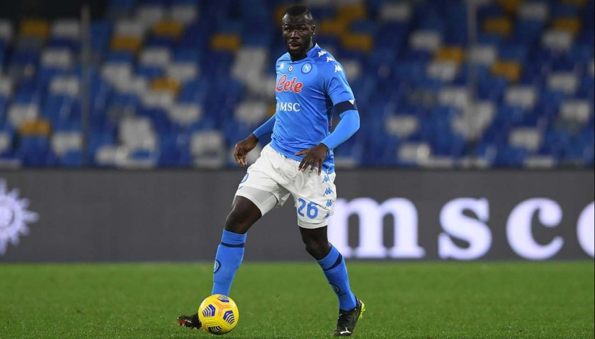 Koulibaly's Napoli Match-Issued Shirt, 2020/21