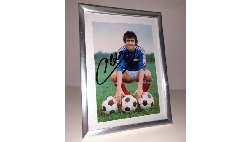 Michel Platini Signed Photograph