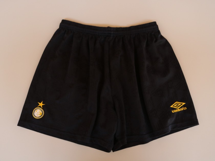 Bergomi's Inter Milan Match-Issued Shorts