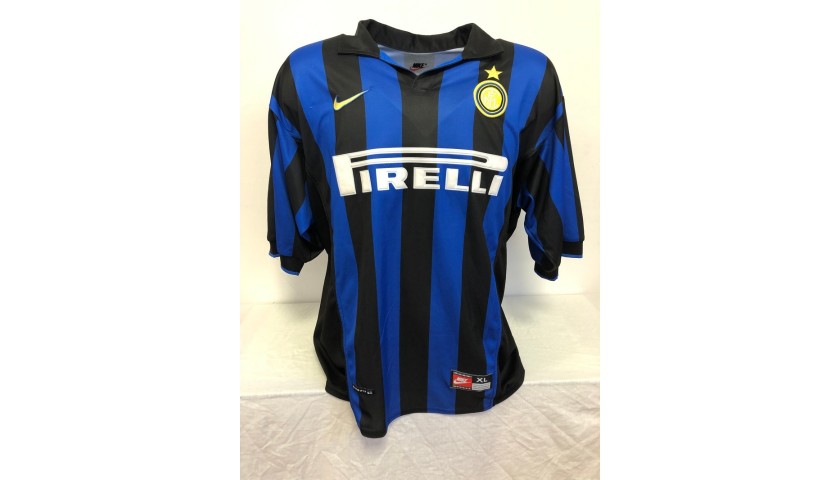 Ronaldo's Official Inter Signed Shirt, 1999/00 - CharityStars