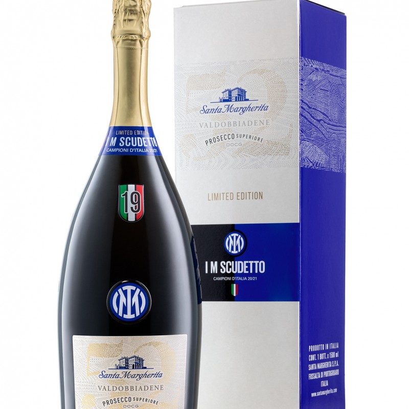 Magnum Prosecco Valdobbiadene Santa Margherita - Limited Edition 19th Scudetto Inter