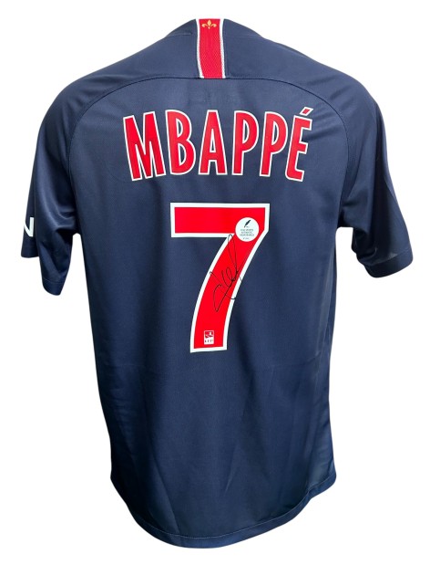 Mbappe's Paris Saint-Germain Signed Official Shirt, 2018/19