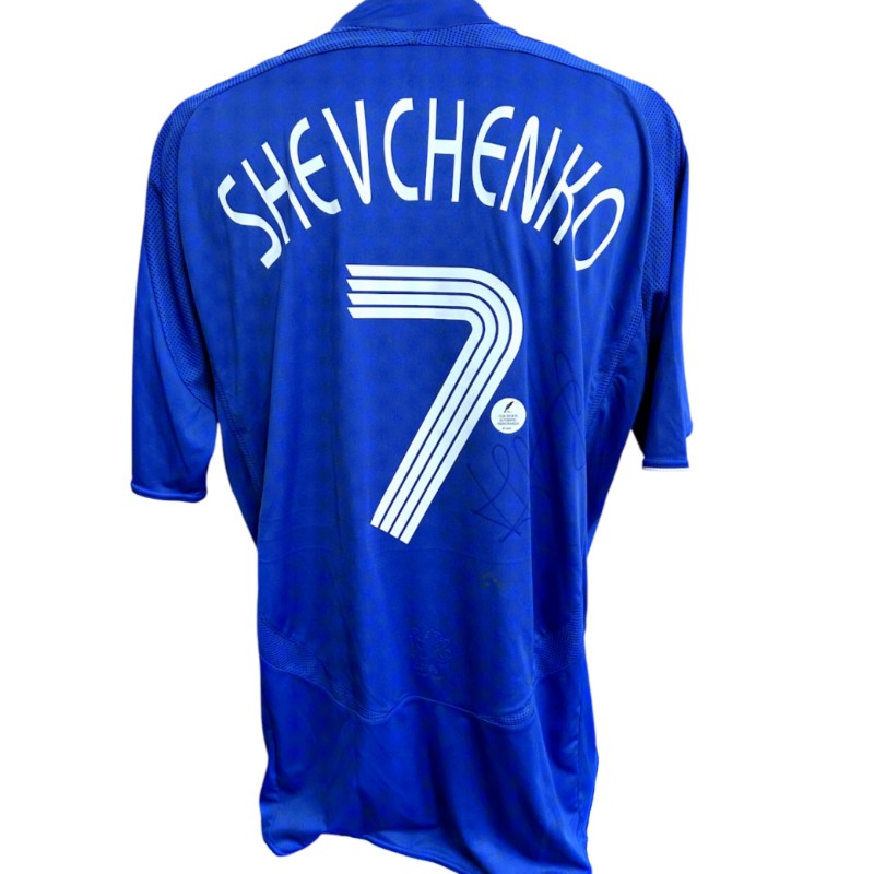 Shevchenko's Chelsea Signed Official Shirt, UCL 2006/07