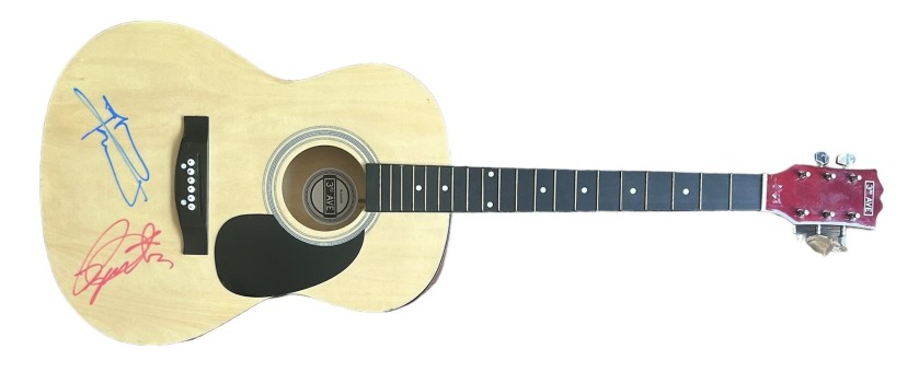 The Who Signed Acoustic Guitar