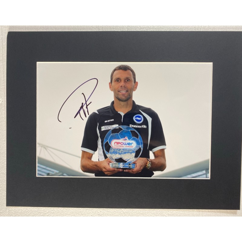 Gus Poyet Signed and Framed Picture