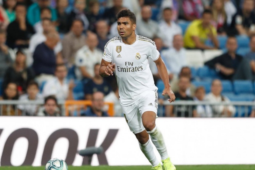 Casemiro's Official Real Madrid Signed Shirt 2019/20