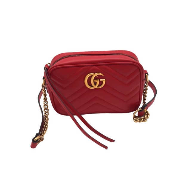 GUCCI Marmont Wallet Chain Bag - Purple - Adorn Collection