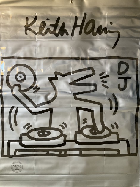 "DJ" by Keith Haring