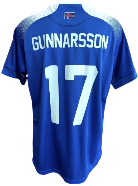 Gunnarsson's Iceland Match-Worn Shirt, 2018/19