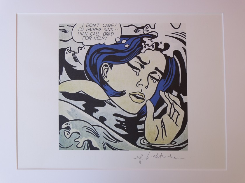 Roy Lichtenstein "Drowning Girl"