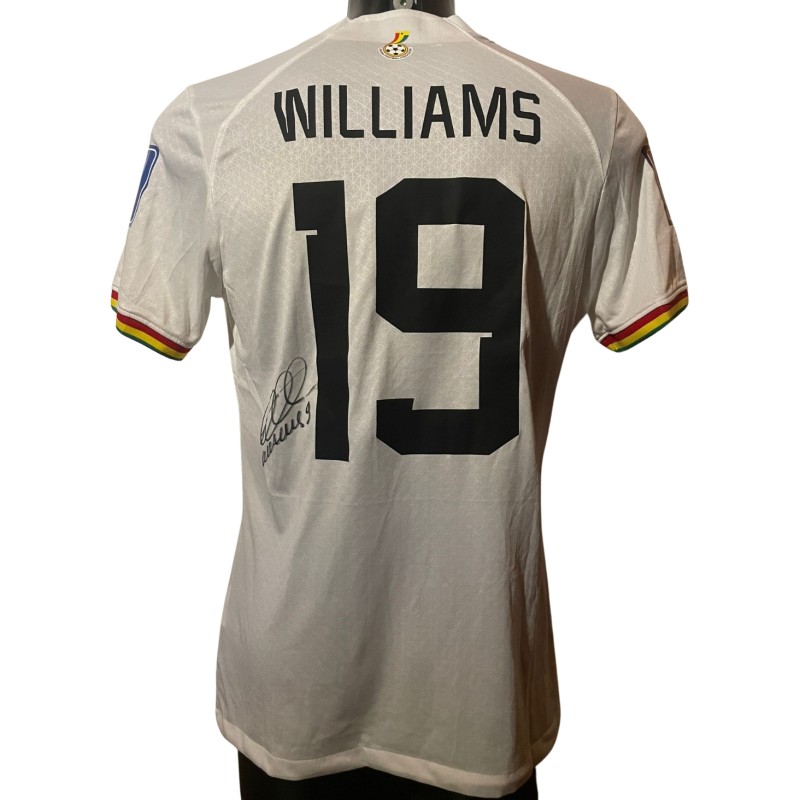 Iñaki Williams Ghana Replica Shirt, 2022 - Signed with video evidence
