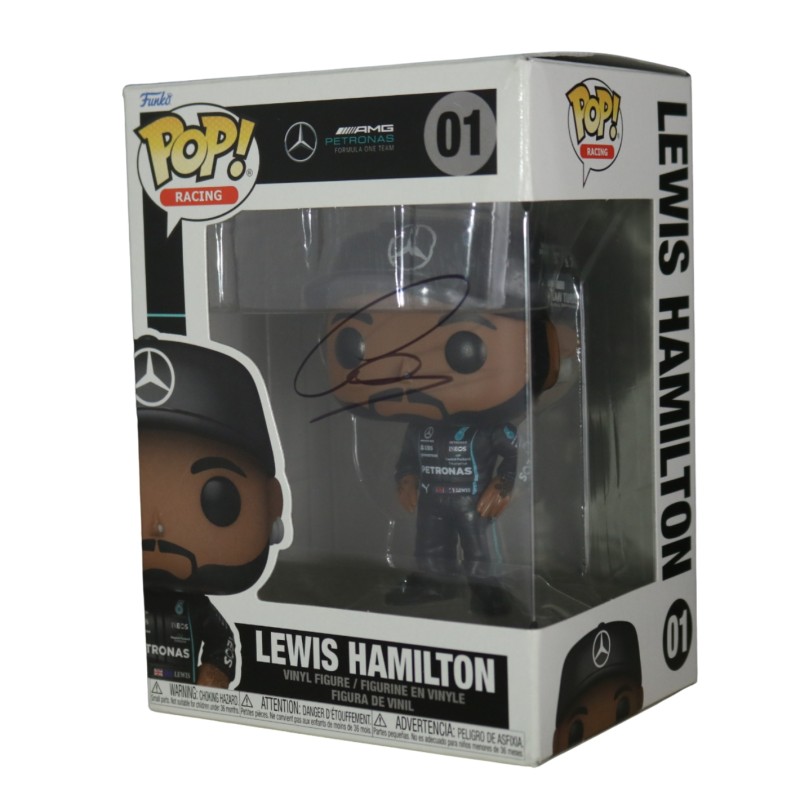 Lewis Hamilton's Mercedes signed Funko POP 