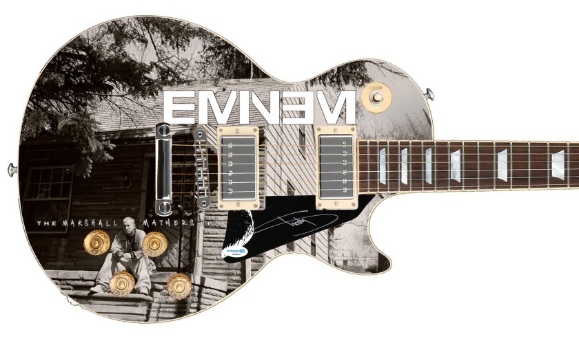 Eminem Signed Custom Signature Edition Guitar