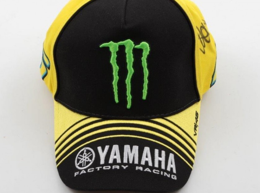Official Yamaha hat, signed by Valentino Rossi
