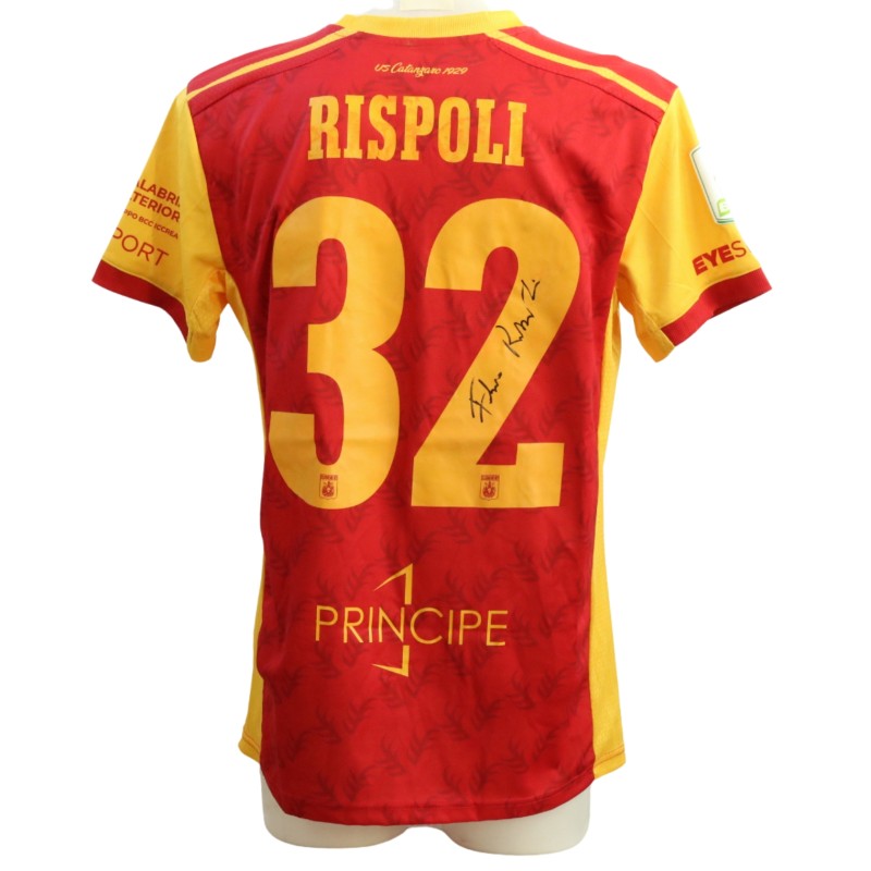 Rispoli's Signed Match-Issued Shirt, Spezia vs Catanzaro 2025