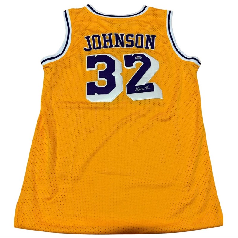 Magic Johnson Official LA Lakers Signed Jersey