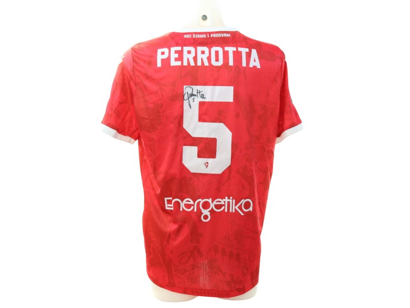 Perrotta's Signed Unwashed Shirt, Trento vs Padova 2024