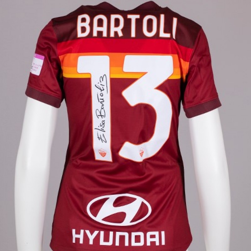 Bartoli's AS Roma Signed Shirt - Special Komen Italia