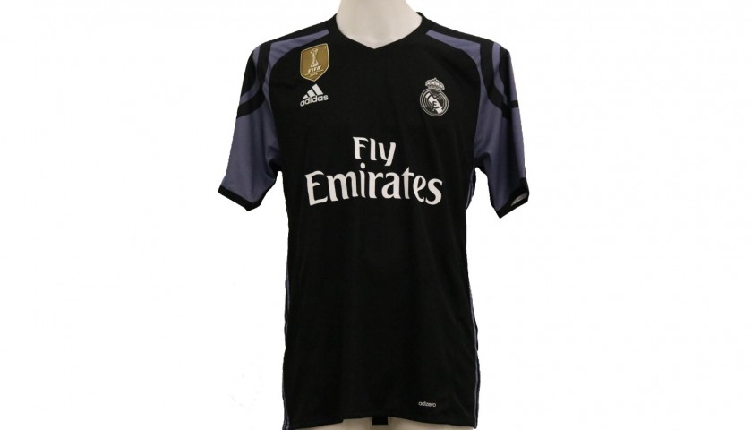 Benzema's Match-Issued/Worn Real Madrid Shirt, 2016/17 UCL - CharityStars