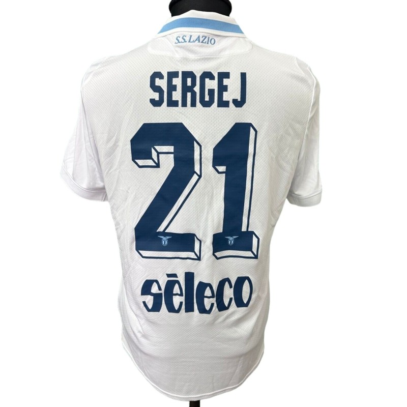 Sergej's Lazio Match-Issued Shirt, 2018/19