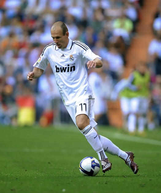 Arjen Robben's Real Madrid 2007/08 Match Issued Shirt