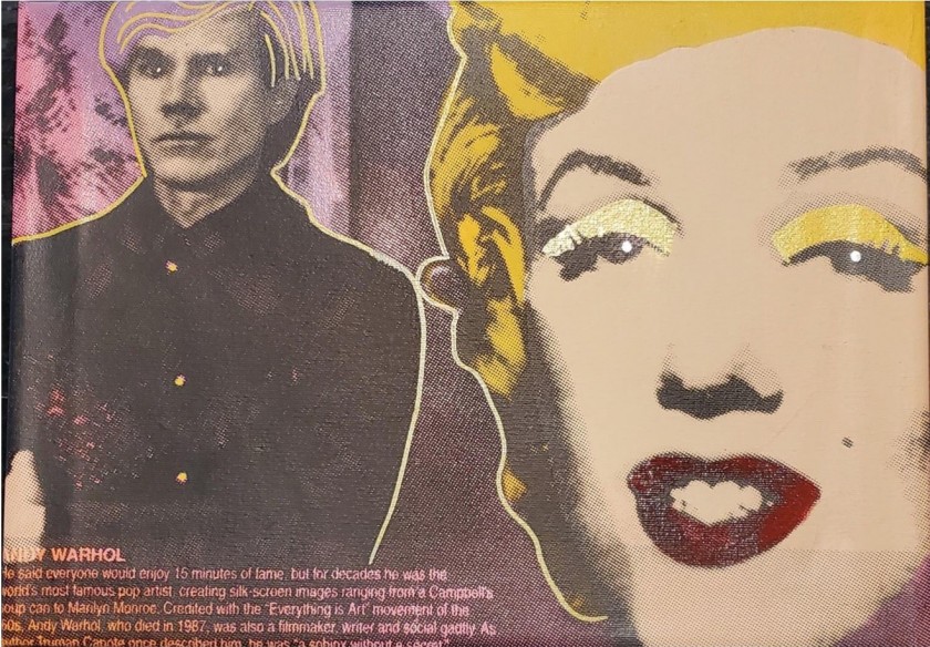 "Marilyn & Warhol" by Steve Kaufman