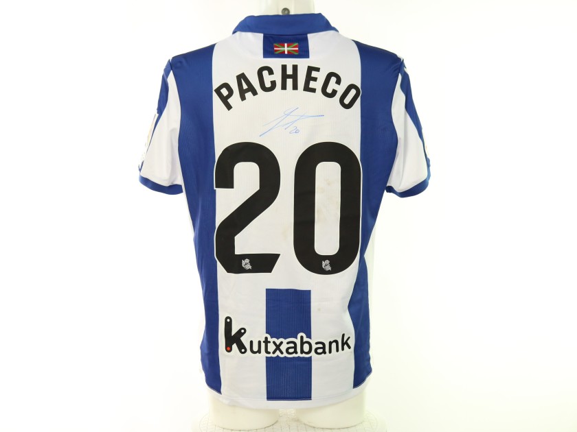 Pacheco's Real Sociedad vs Getafe Signed Unwashed Shirt, 2025