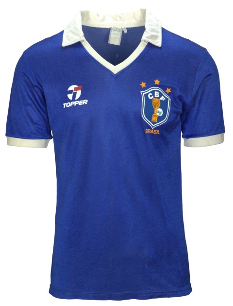Romario Brazil Match Shirt, 1986/87 - CharityStars