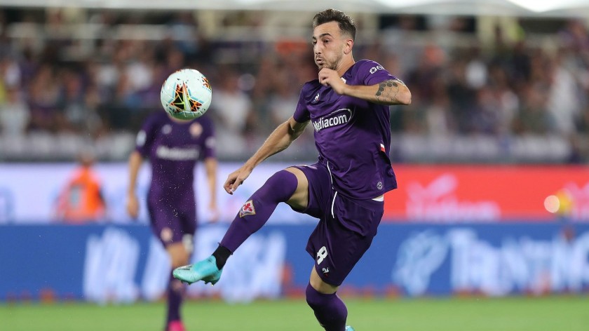 Castrovilli's Fiorentina Match Shirt, 2022/23 - Signed by the Players + Match Gloves Signed by Terracciano