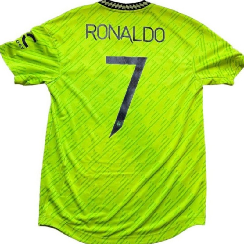 Cristiano Ronaldo's Manchester United vs Real Sociedad Issued Shirt, Europa League 2022