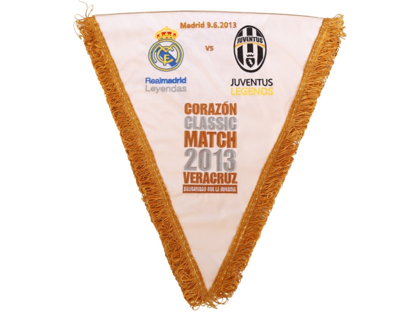 Real Madrid vs Juventus Match Pennant 2013