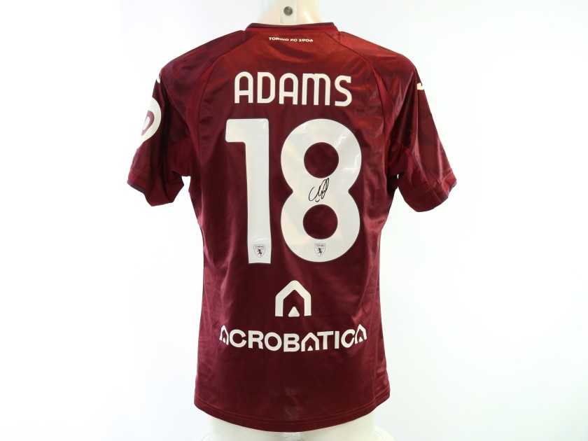 Adams' Torino vs Napoli Signed Unwashed Shirt, 2024