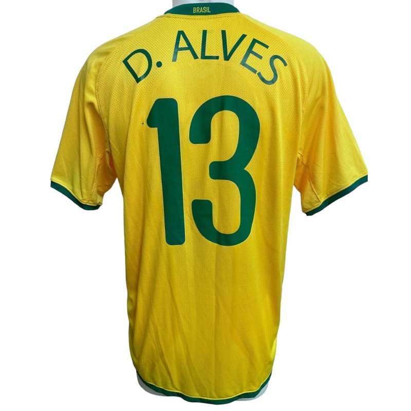 Maglia Dani Alves Brasile, preparata 2008