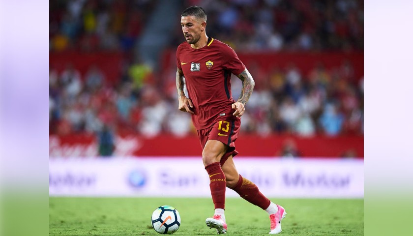 Kolarov's Official Roma Signed Shirt, Totti Last Match