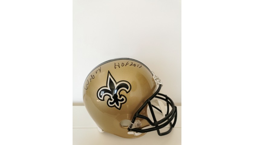 NFL New-Orleans Saints Mini Helmet Signed by Willie Roaf