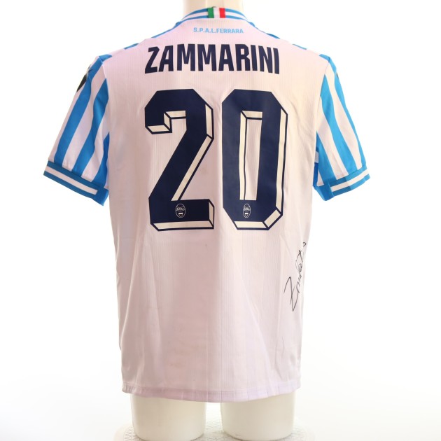 Zammarini's Signed Unwashed Shirt, SPAL vs Ascoli 2024 