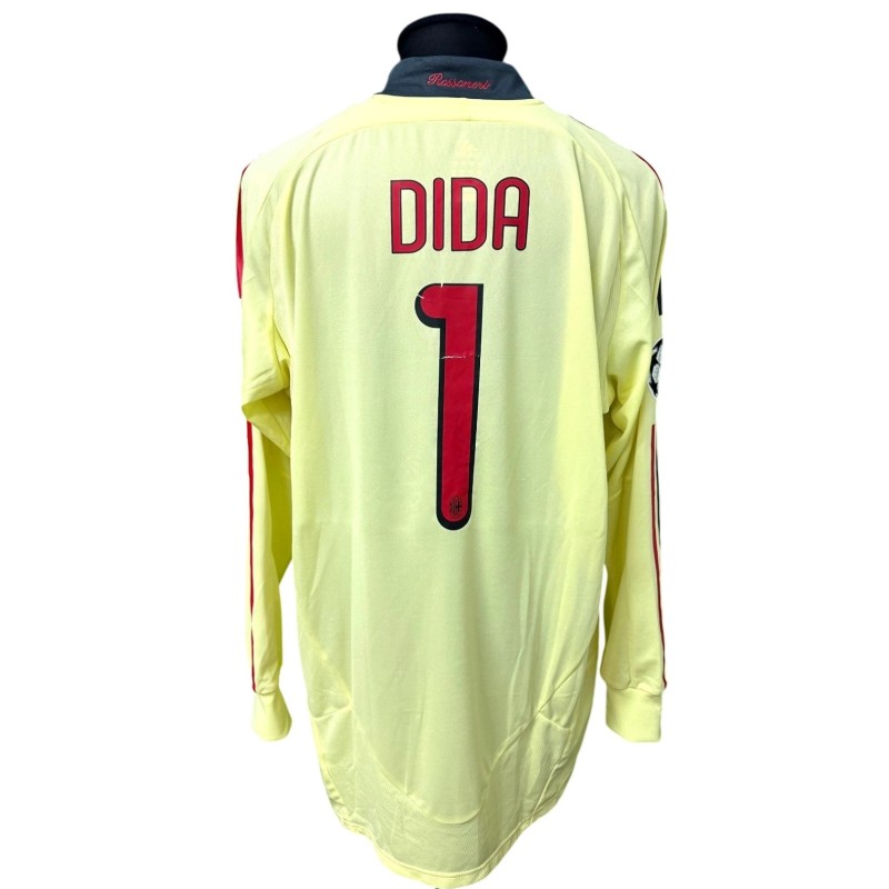 Dida's Milan Match-Worn Shirt, UCL 2008/09