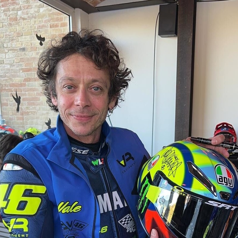 Valentino Rossi Signed AGV Pista GP RR Helmet