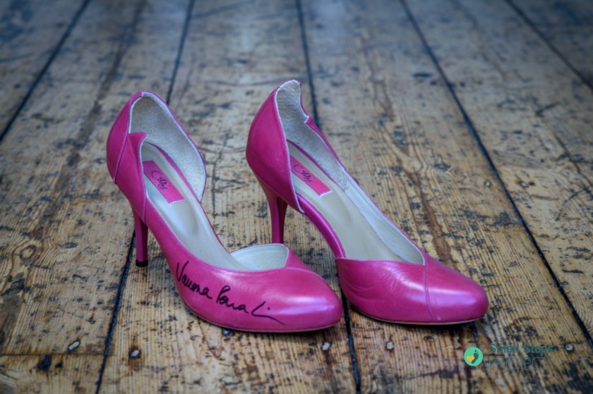 Vanessa Paradis' Signed Shoes